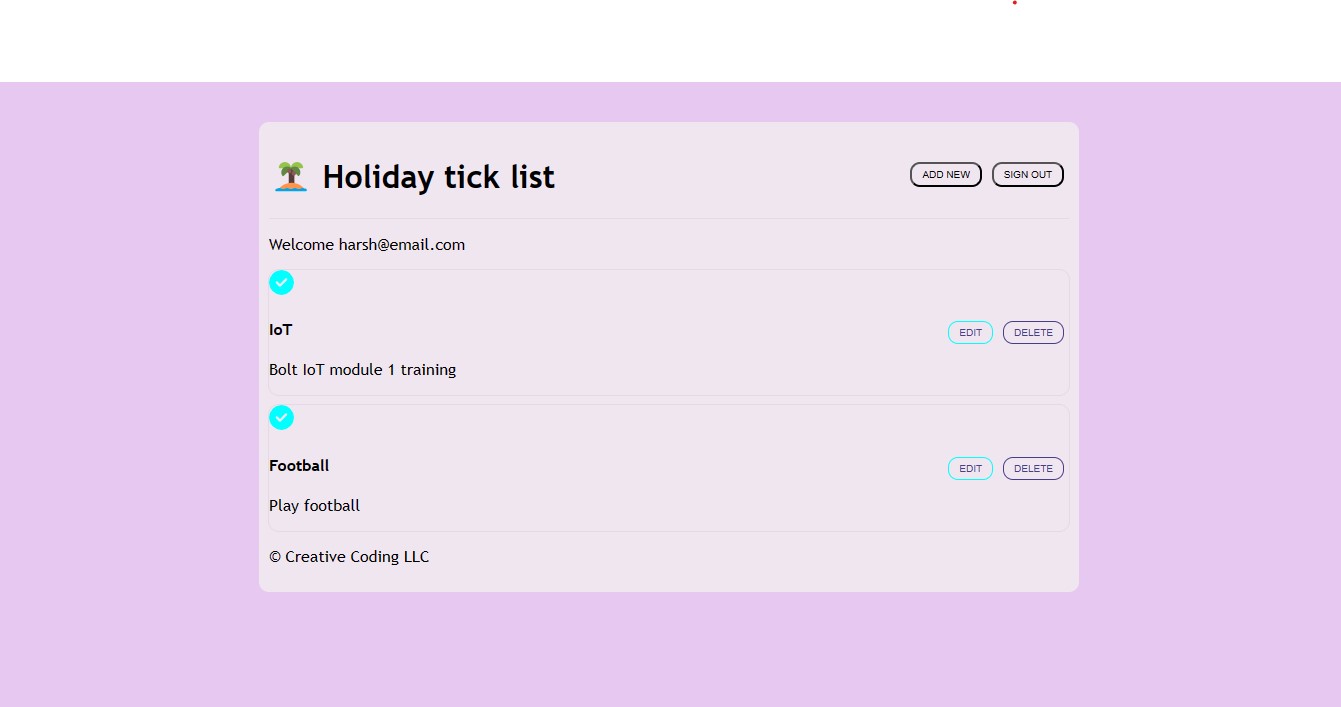 To-Do App by Harsh Der - Web Development Project